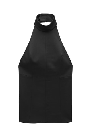 Top dos nu - Noir