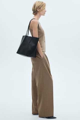 Pantalon de costume laine - Marron