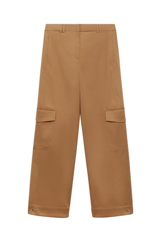 Pantalon cargo coton - Marron