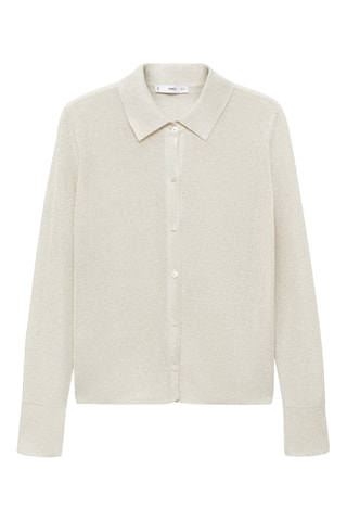 Chemise maille Lurex - Argenté