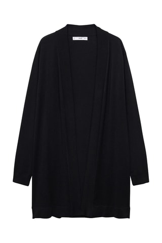 Cardigan maille fine - Noir