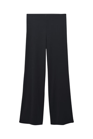 Pantalon wideleg taille élastique - Anthracite