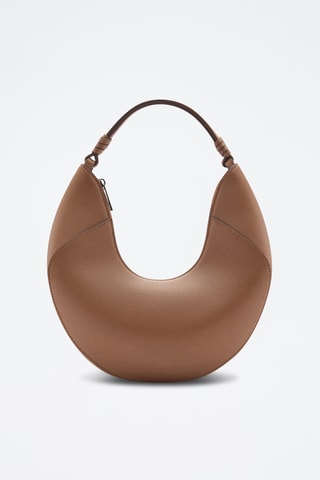 Sac porté épaule similicuir - Marron