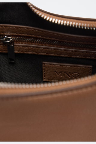 Sac porté épaule similicuir - Marron