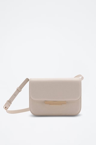 Sac bandoulière rabat - Blanc cassé