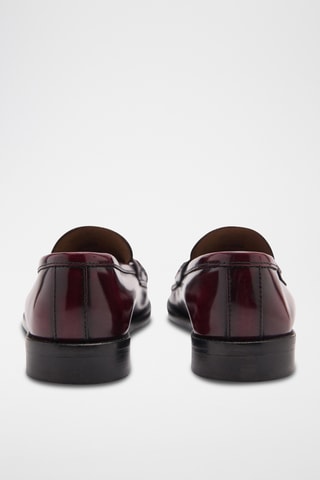 Mocassins cuir - Bordeaux