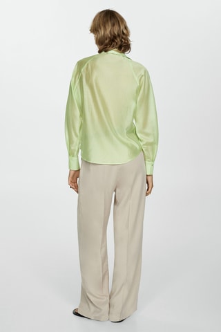 Chemise Lyocell satinée - Vert