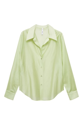 Chemise Lyocell satinée - Vert
