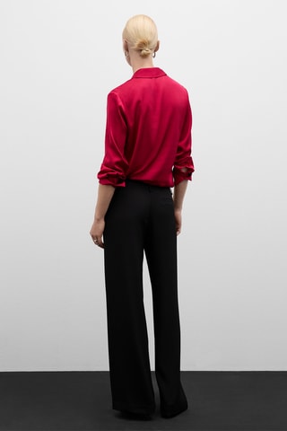 Chemise fluide satinée - Fuchsia
