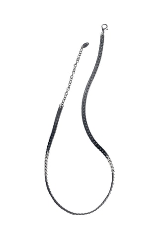 Collier chaîne plate - Argenté