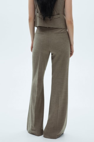 Pantalon de costume flare - Kaki