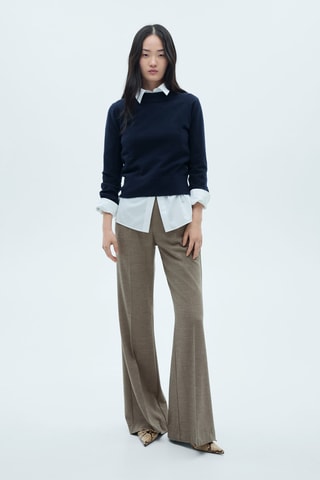 Pantalon de costume flare - Kaki
