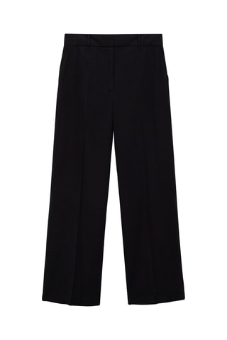Pantalon pinces wideleg - Noir