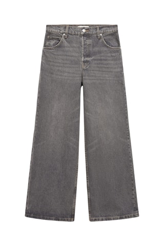 Jean wideleg loose taille normale - Gris