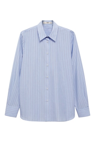 Chemise regular-fit coton et Lyocell mélangés - Ciel