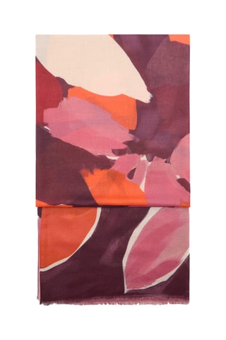 Foulard imprimé floral - Rose