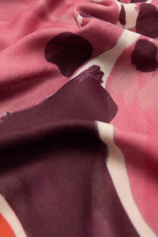 Foulard imprimé floral - Rose