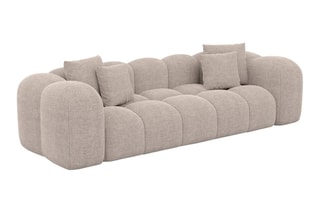 Canapé droit Nuvola - Beige