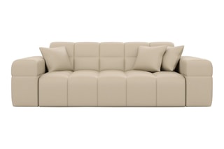 Canapé Cardano - Beige - 2 places - En cuir