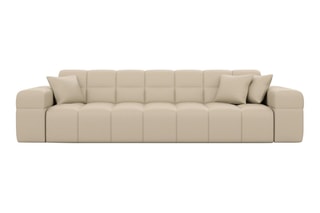 Canapé Cardano - Beige - 3 places - En cuir