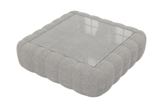 Table basse carrée Nuvola - Gris clair