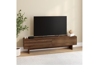 Meuble TV 2 abattants Yumi - 180 x 46 x 30 cm