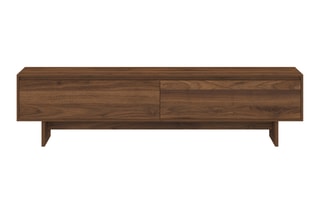 Meuble TV 2 abattants Yumi - 180 x 46 x 30 cm