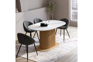 Table à manger extensible Maria - 160/200 x 75 x 90 cm