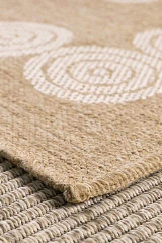 Tapete Nature - Bege e branco