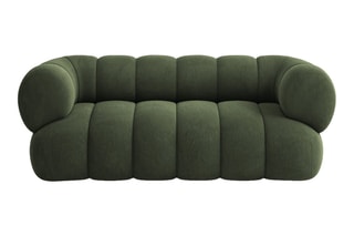 Canapé Koge - Vert - 2 places - Toucher velours