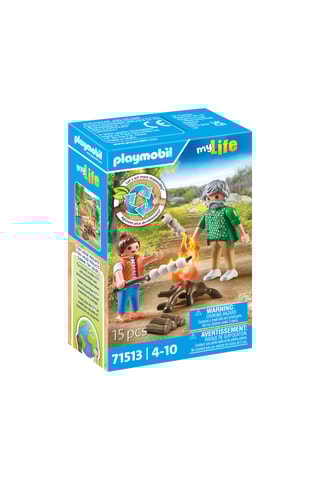 Set Kampvuur Grootvader en Kleindochter - 15-delig - Vanaf 3 Jaar