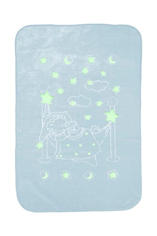 Fluorescerende Deken Dulce Suenos - Blauw - 110 x 140 cm