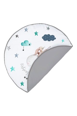 Speelkleed. Wit en Grijs - 90 cm