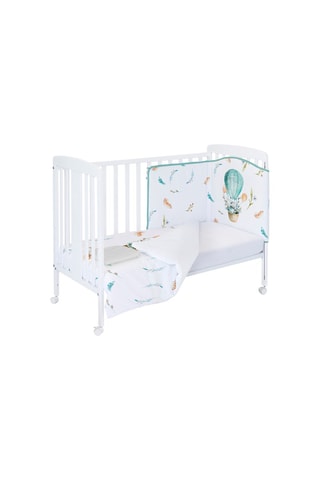 Overtrekset Explorer Rabbit Wit - 4-delig  Vanaf de Geboorte
