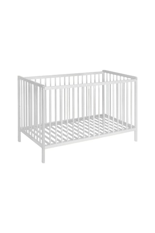 Beukenhouten Bed Natural Wit - 60 x 120 cm