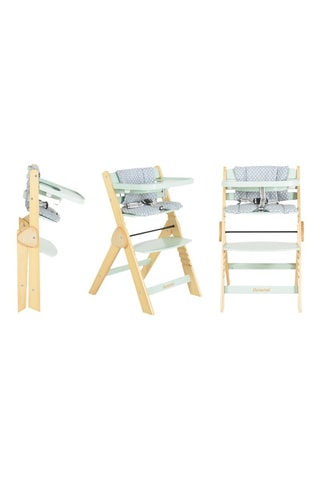 ##Chaise haute évolutive en bois - Dès 6 mois - Jusqu’à 15 kg