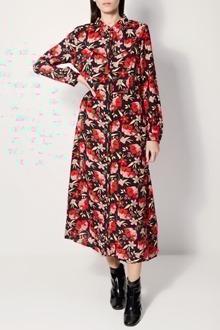 Blouse-jurk Regan Zwart