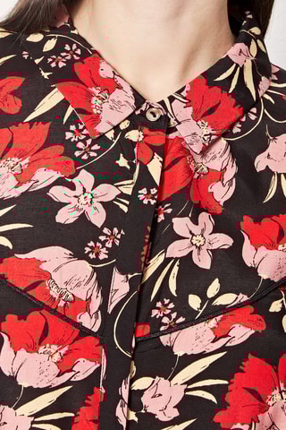 Blouse-jurk Regan Zwart