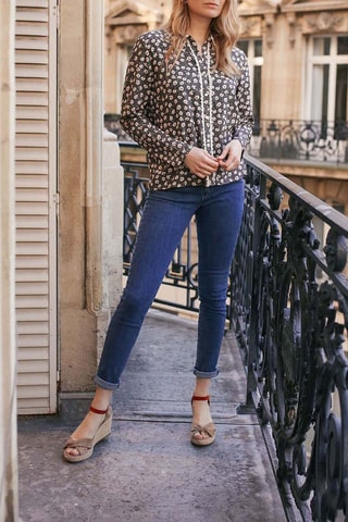Blouse Antraciet