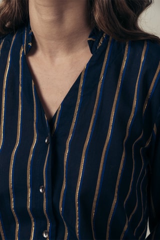 Blouse Canada Marineblauw