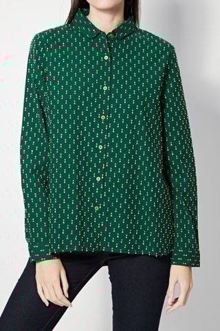 Blouse Carille Donkergroen