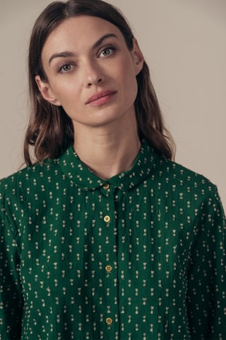 Blouse Carille Donkergroen