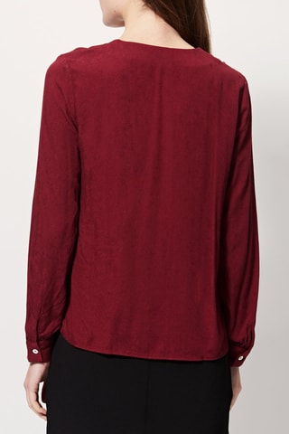 Blouse Caramel Bordeauxrood