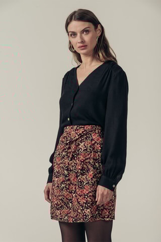 Blouse Caramel Zwart