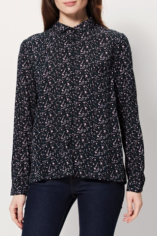 Blouse Cleopard Pauwblauw