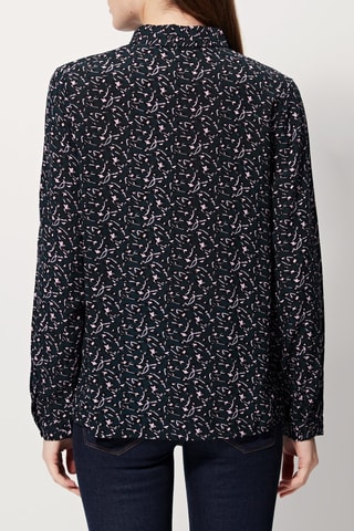 Blouse Cleopard Pauwblauw