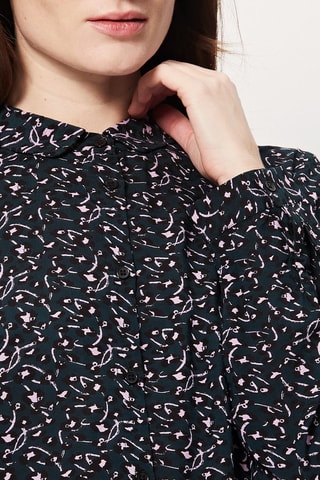 Blouse Cleopard Pauwblauw