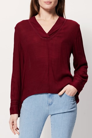 Top Tapovan Bordeauxrood
