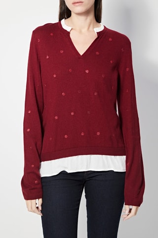 Trui Monarch Bordeauxrood