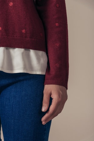 Trui Monarch Bordeauxrood